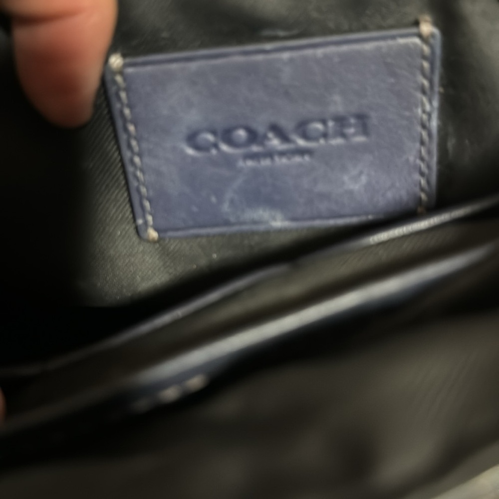Coach Crossbody Bag Navy - Picture 8 of 9